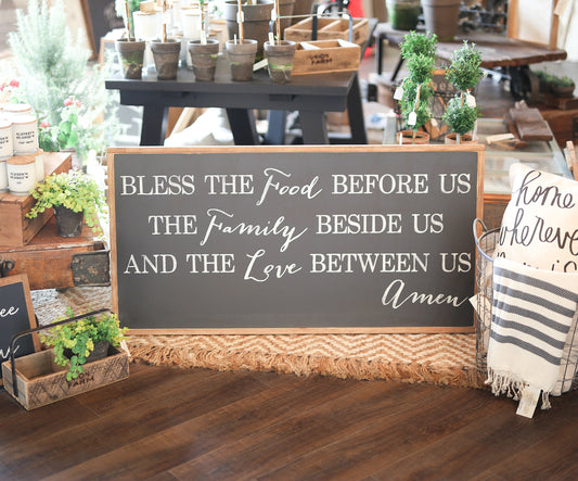 Bless The Food Before Us Amen