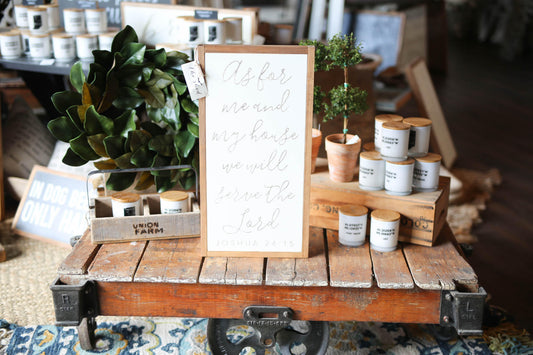 As For Me And My House We Will Serve The Lord