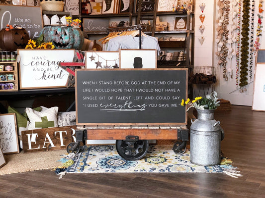 When I Stand Before God At The End Of My Life