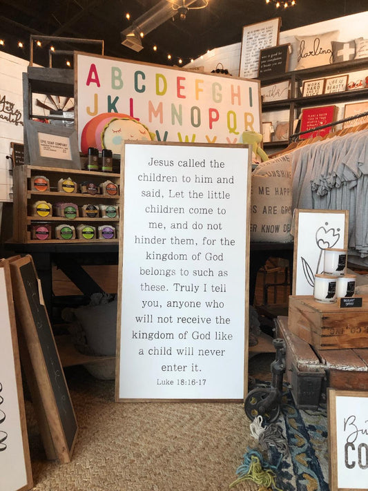 Jesus Called The Children To Him.. Luke 18:16-17