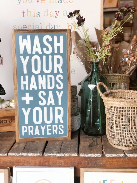 Vertical Wash Your Hand + Say Your Prayers