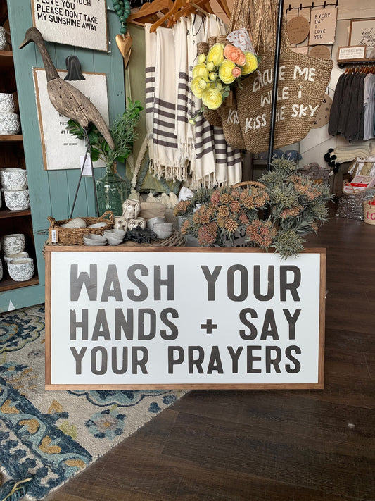 Horizontal Wash Your Hand + Say Your Prayers