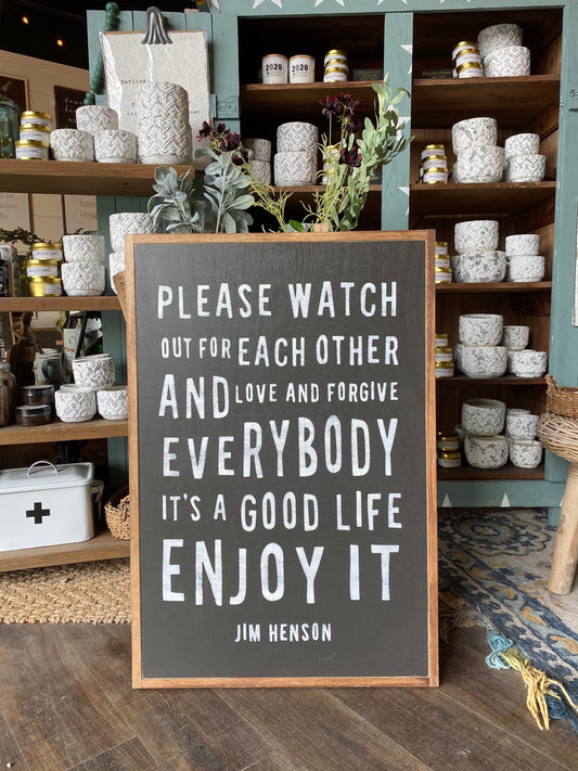 Please Watch Out For Each Other Jim Henson