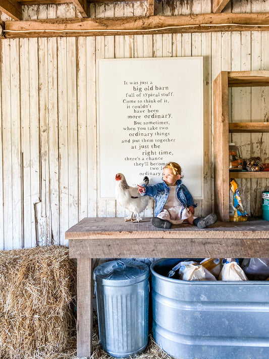 It Was Just An Old Barn Charlotte's Web