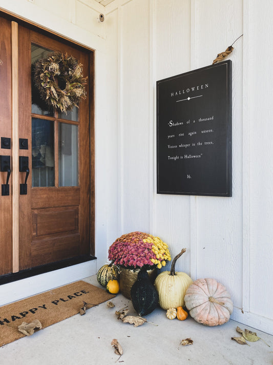 Tonight Is Halloween Framed Wood Sign Fall Porch Welcome Autumn Spooky Hocus Pocus