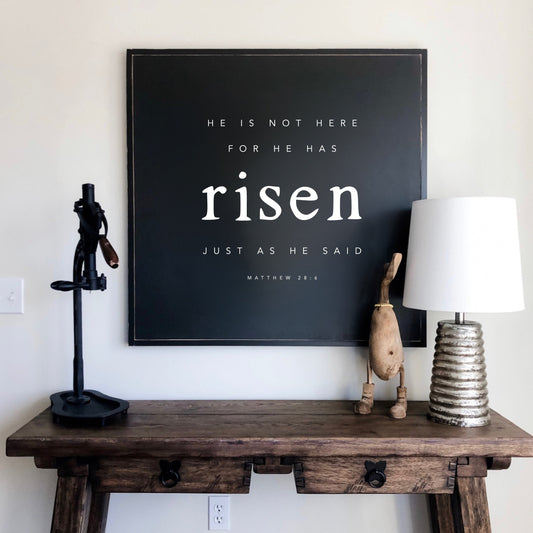 He Is Not Here He Has Risen Matthew 28:6