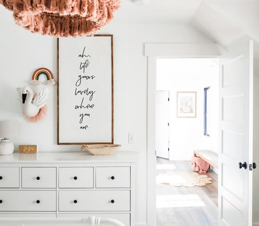 Ah, Life Grows Lovely Where You Are