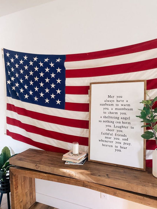 May You Always Have A Sunbeam To Warm You Framed Wood Sign