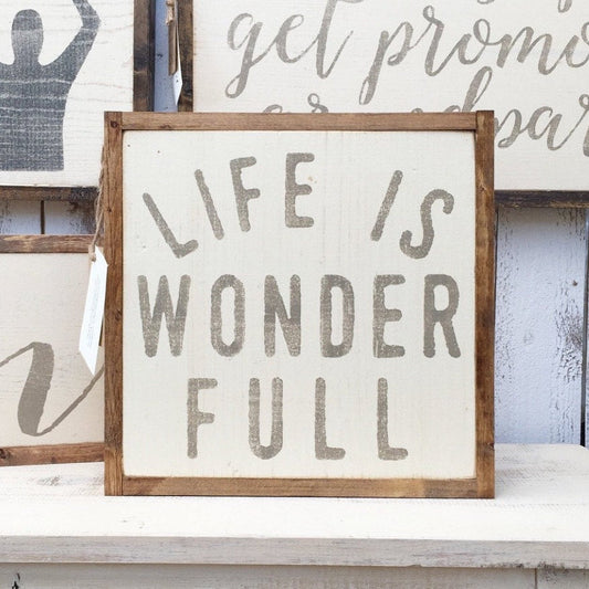 Life Is Wonder Full