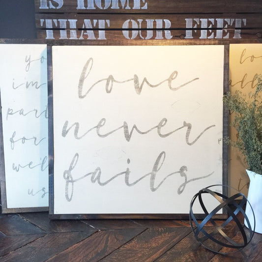 Love Never Fails